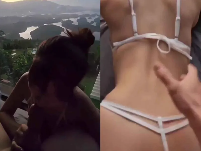 Doggy ngắm bình mình cùng em học sinh chân dài trong chuyến du lịch