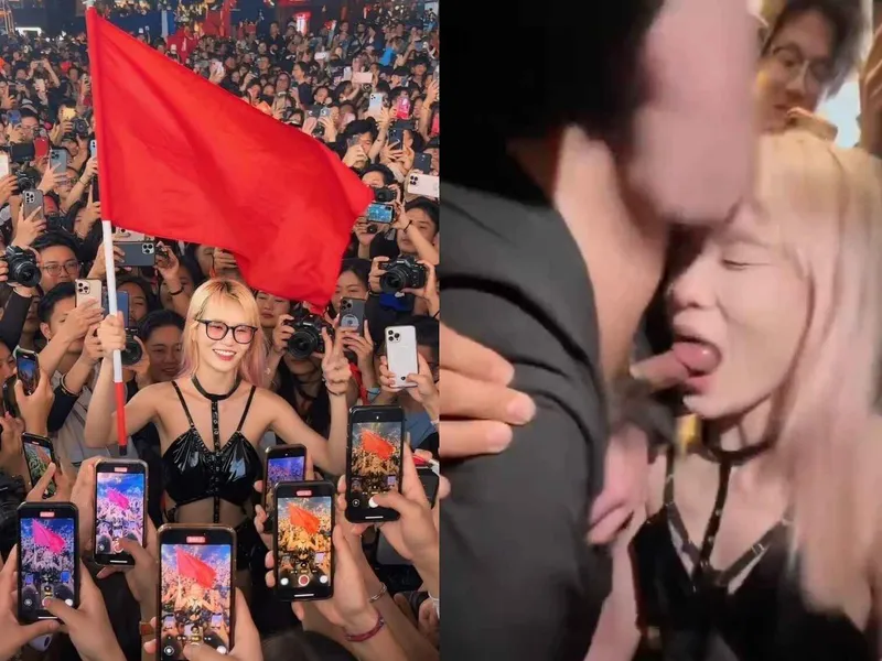 Cô giáo tiểu học liếm buồi người lạ trên đường